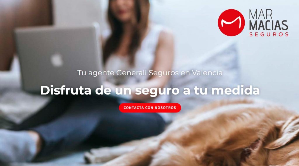 página web Seguros Mar Macias